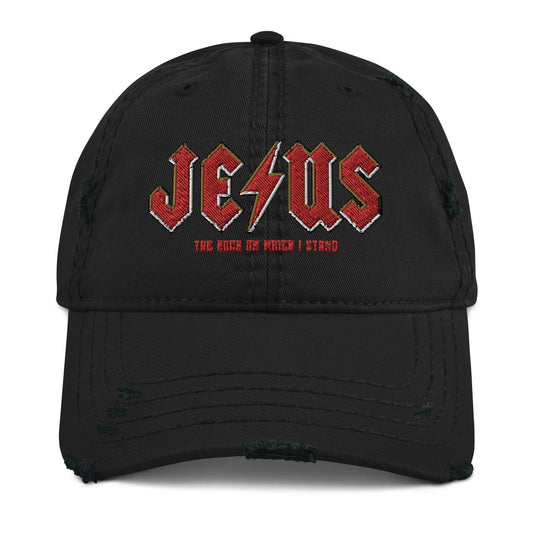 Jesus - The rock on which i stand - Hat - Revelation Cross