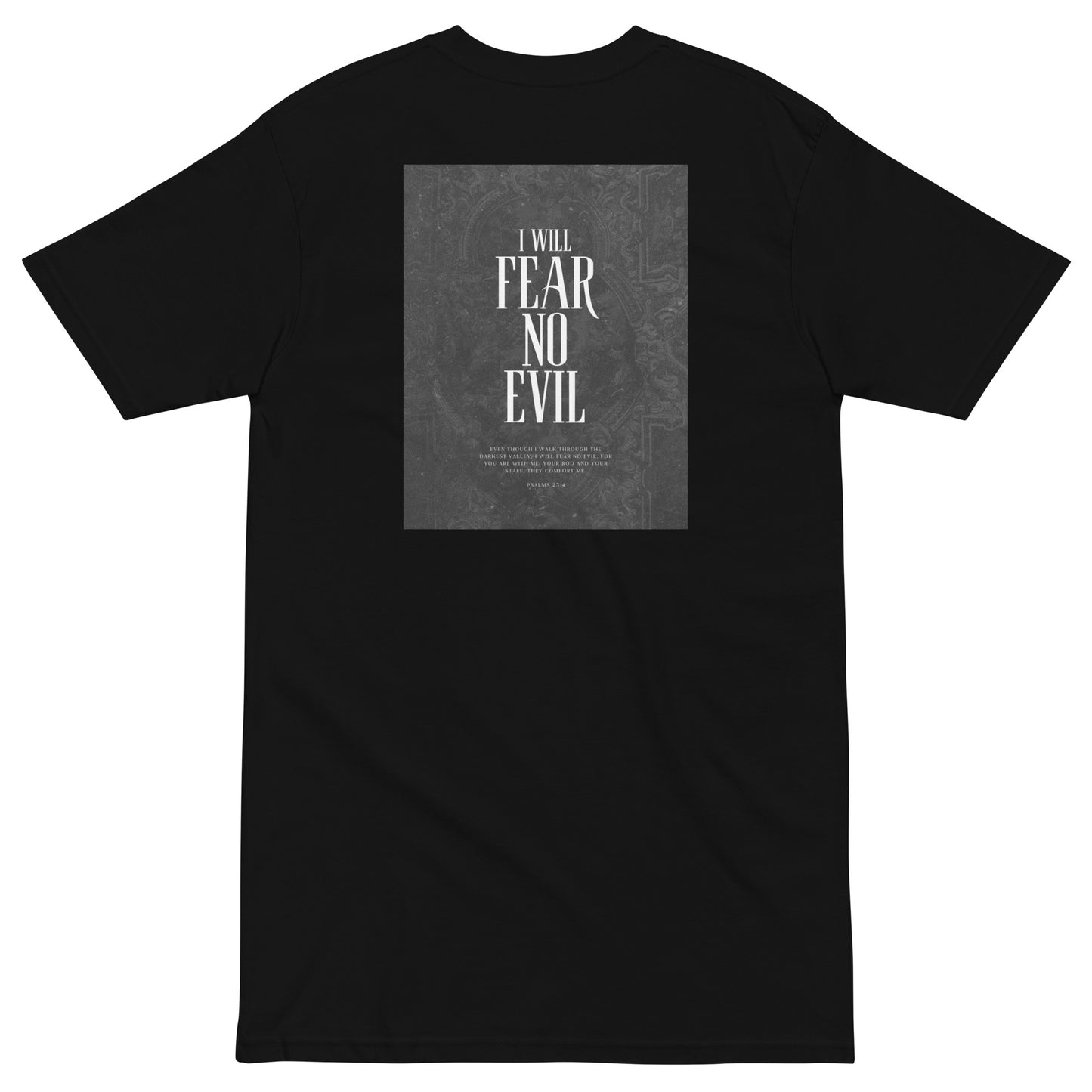 Fear no Evil Men’s premium heavyweight tee