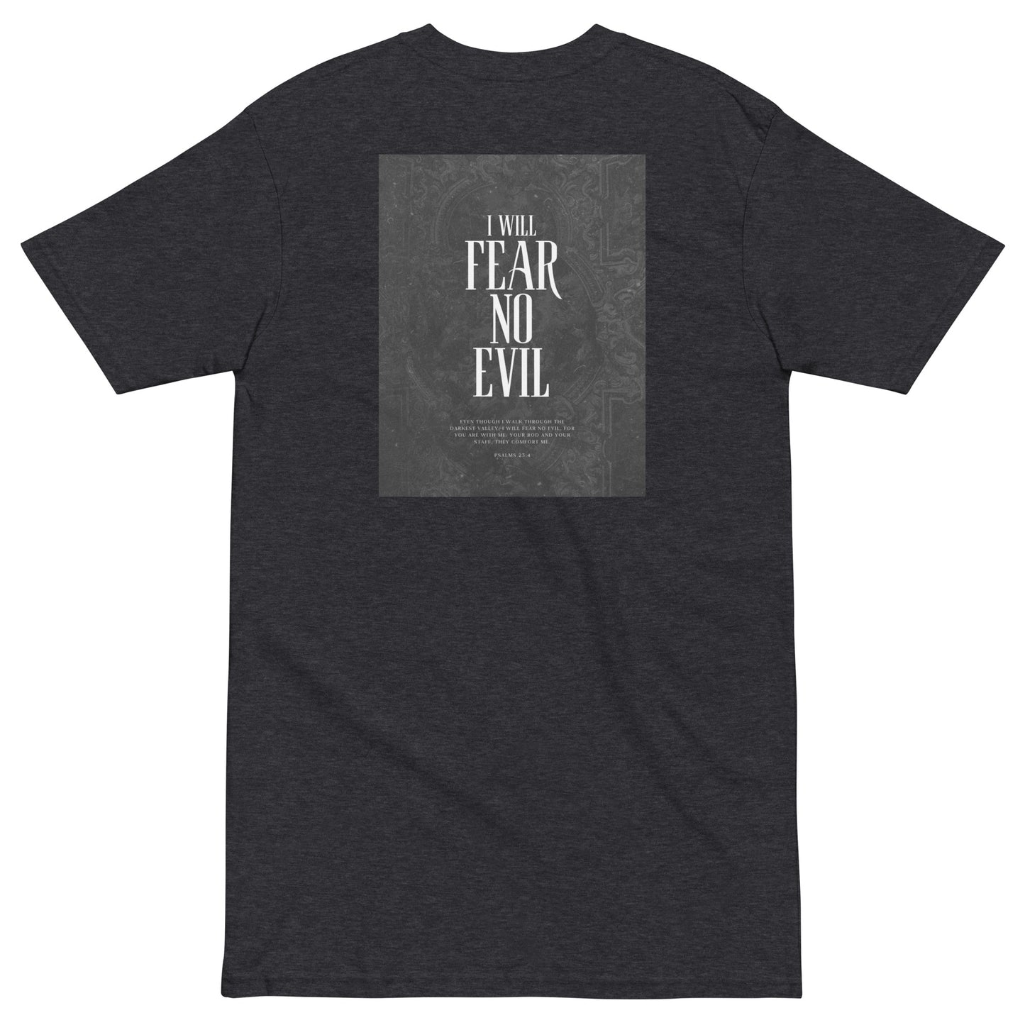 Fear no Evil Men’s premium heavyweight tee