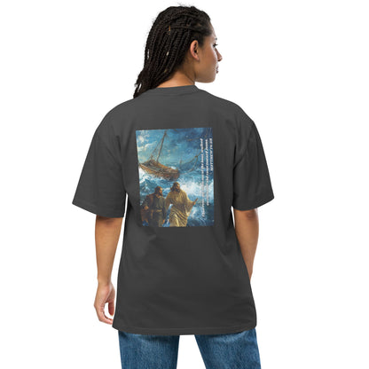 Matthew 14:20 Oversized faded t-shirt