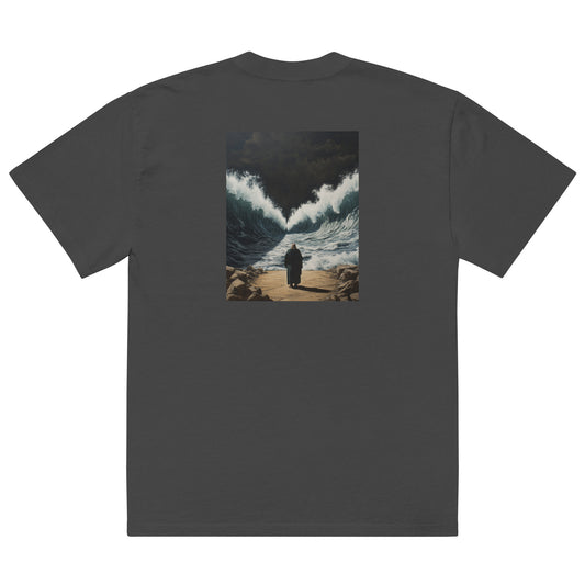 Exodus 14 Oversized faded t-shirt