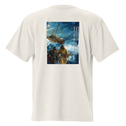 Matthew 14:20 Oversized faded t-shirt