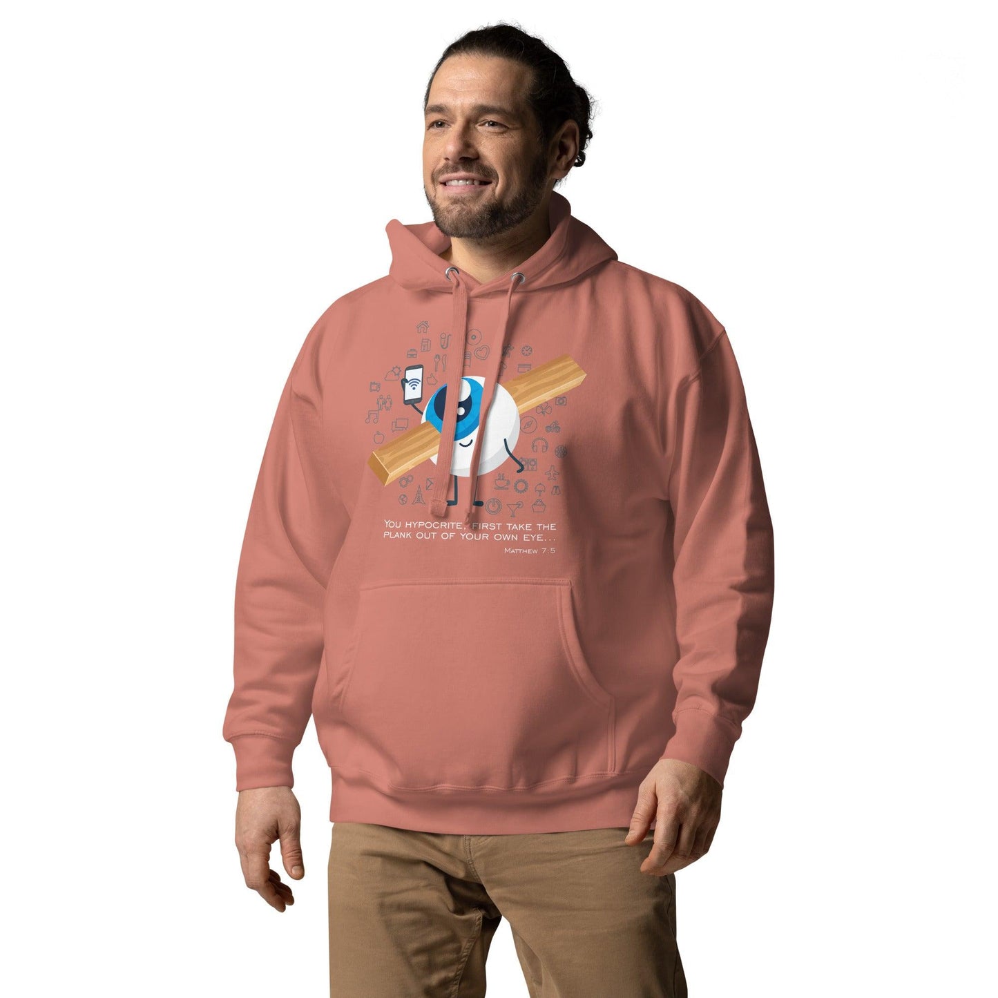 Matthew 7:5 - Hoodie - Revelation Cross